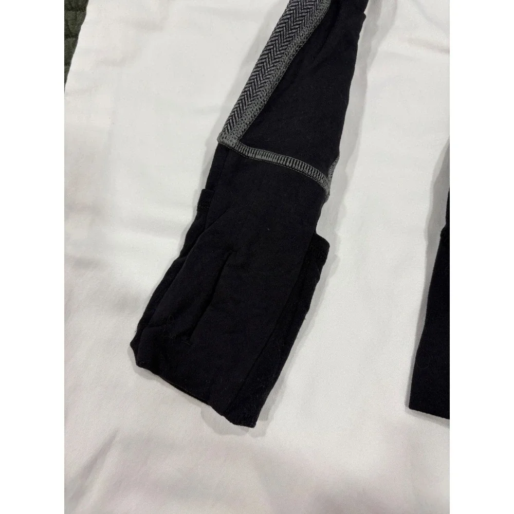 Ivivva Lululemon Speed Seeker Pullover Grey Black Herringbone 1/4 Zip Size 14 XS